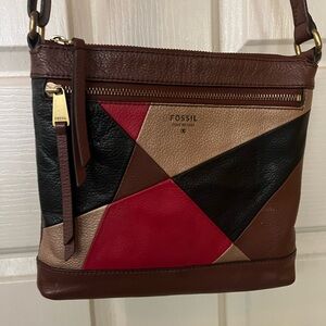 Fossil Leather Crossbody Bag